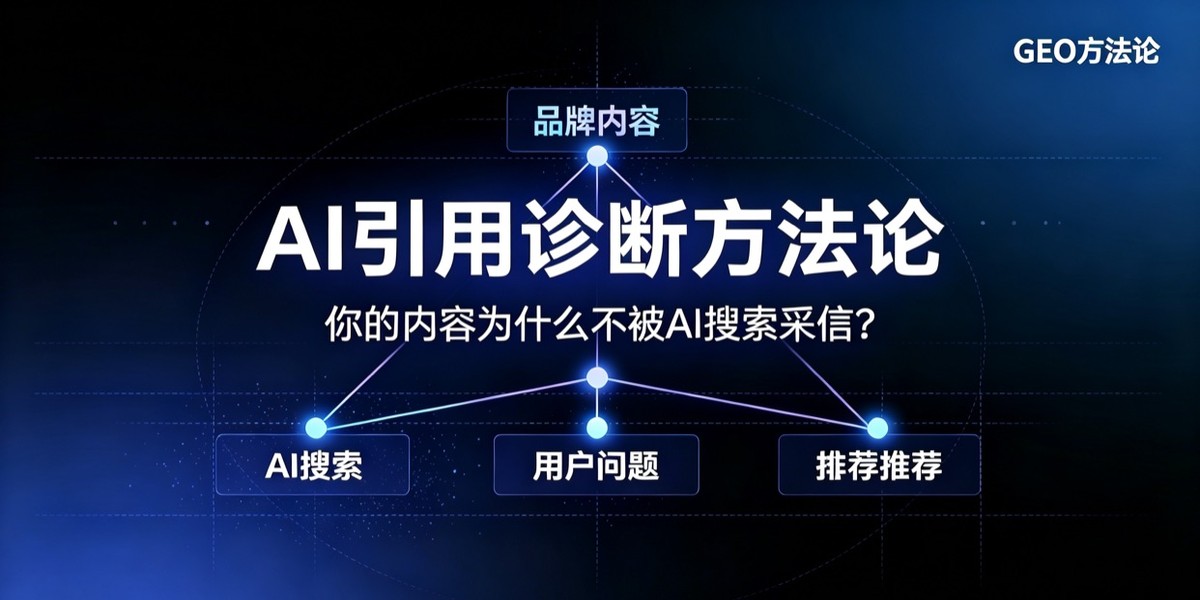 AI引用诊断方法论：阅读量高用户爱看，为什么AI不推荐你