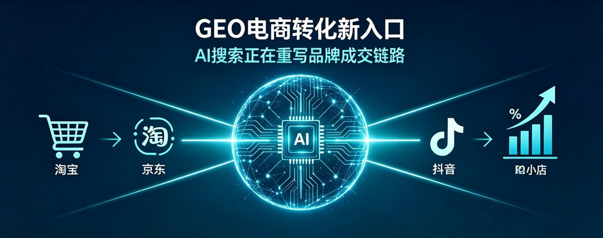 三巨头入局AI电商：千问连淘宝、元宝接京东、豆包通抖音，GEO重写电商转化链路