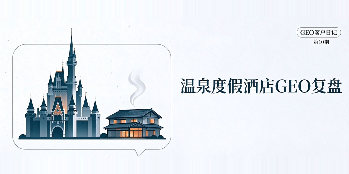 温泉度假酒店GEO案例：周边几百家酒店，AI 为什么先推荐它？